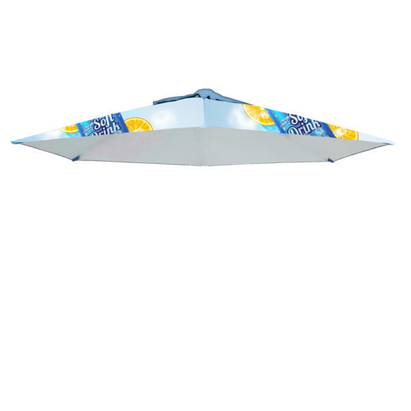 Umbrella 3m x 3m, UV Print, Hexagon 6-Panel, Skin