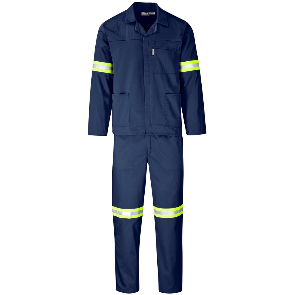 Hybrid Poly Cotton Conti Suit With Reflective