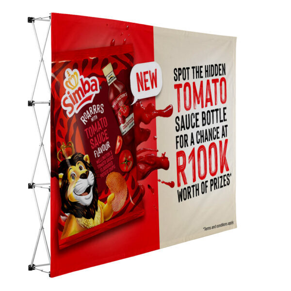 Bannerwall 3 x 2.25m, Print Only