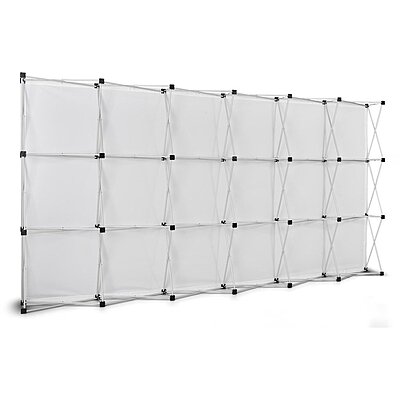 Bannerwall 4.5 x 2.25m, Supplied Complete