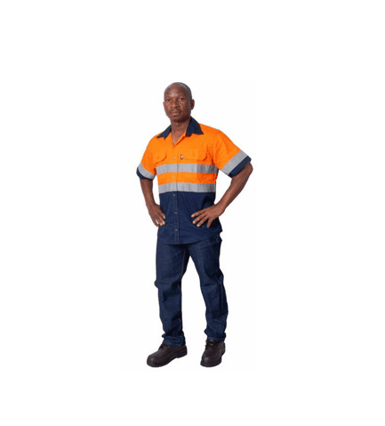 Hi-Viz Vented S/S Workshirt